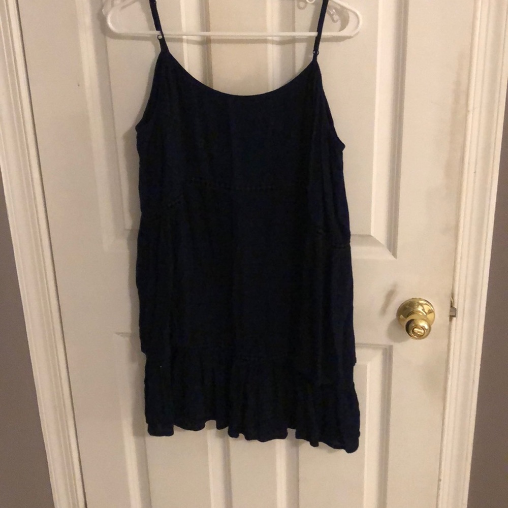 Navy Blue Cute Dress